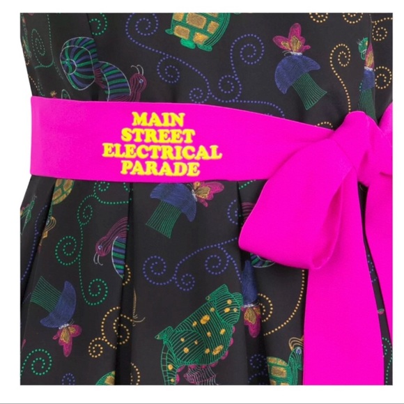 NEW Disney Parks The Dress Shop Large Black Pink Main Street Electrical Parade - Picture 2 of 5